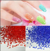 Minejin Nail Art Micro Rhinestones 3D DIY Mini Caviar Gems Phone Case Decoration Point Back Beads 1440Pcs Champagne With