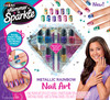 Shimmer n Sparkle Metallic Rainbow Nail Art Design Kit for Ages 8 and up