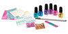 Shimmer n Sparkle Metallic Rainbow Nail Art Design Kit for Ages 8 and up