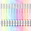 RARJSM Nail Art Gel Liner Painting Polish Set12 Pastel Colors Spring Summer CollectionPainted Gel Nail Polish Set Build