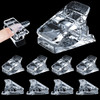 Beloving 10Pcs Nail Tip Clips Nail Extension Gel Quick Building Nail Tips Clip for Nail Kit False Nail Tips and Dual For