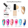 Makartt Clear Blooming Gel 15ml UV LED Soak Off Nail Art Polish for Spreading Effect Marble Nail Polish Gel Paint Nail D