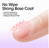GELLEN Gel Top Coat and Base Coat 2 Pcs 18ml Superior Base Coat Top Coat Set No Wipe Soak Off Ultra Glossy Top Coat Gel