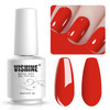 Vishine SoakOff UV LED Gel Polish Nail Art Manicure Lacquer Orange Red Color 019