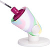 tweexy Hinge Untippable Nail Polish Bottle Holder AntiSpill Nail Polish Holder Stand Tilted Smartgrip Airlock Suction Fi