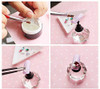 Minejin Nail Art Rhinestone Builder Glue Soak Off UV Gelfor Gem Stones Jewelry Diamond Beads 8ml With Sequins And Pen To