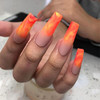 Clear Acrylic French Nail Tip BTArtbox 500pcs Half Cover FakeFalse Nail with Case for Dip Powder Nail Salons and DIY Nai
