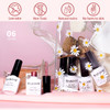 RARJSM Cat Eye Gel Nail Polish Set Silver Glitter Nude Purple Pink Red Champagne Gold Brown 6 Colors 9D Galaxy Velvet Ic