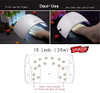 Gel Nail Polish Starter Kit 6 Colors Gel Polish Set Base Top Coat 36W LED UV Nail Lamp with Full DIY Gel Manicure Nail T
