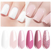 Vishine Gel Nail Polish Starter Kit with 48W SUNOne UV LED Nail Lamp Speed Dryer Manicure Tools 6 Pretty Colors Gel Poli