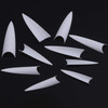 600Pcs Stiletto Nail Tips for Acrylic Nails Long False Nails Haft Cover Natural Fakes Nails Tips for Dip Powder Nails an