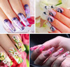 Yimart French False Nail Tips French Nail Art Tips 500pcs White French Acrylic Style Artificial False Nails Tips With Bo