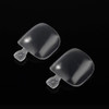 YIMART 500Pcs Fake Toenail Tips Set Nail Art Toe Decoration Full Cover False Toe Nail Tips for DIY Salon Foot Manicure S