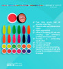 Legacy Nail Acrylic Powder Collections 12 Colors Professional Nail Art Powder Set Manicure DIY for Dip Acrylic Nail Exte