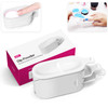 2 in 1 Dip Powder Recycling System French Tip Model Dip Nail Tray Dip Powder Nail Glitter Holder Saver White
