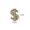DANNEASY 30pcs Dollar Nail Charms Gold Nail Jewels 3d Nail Art Charms Nail Rhinestone and Charms Money Nail Studs Nail J