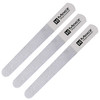 Sapphire Stainless Steel Nail File Diamond Coated for Professional Manicure and Pedicure 3 PCS Set Macs0787