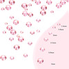 Bememo 3456 Pcs Crystals Diamond Rhinestones AB Clear Flat Back Round Gems Flatback Glass Mixed Size Crystals Gems for C