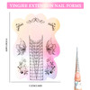 Nail Forms 200PCS Acrylic Nail Forms for Nail Extension Tips Long Nail Forms for Acrylic Nails Thick Professional Nail A