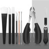 iBazal Toenail Clippers Manicure Kit with Nail Clippers Toe Nail Clipper Nail File Cleaner Cuticle Nail Clippers Ear Pic