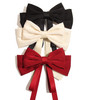 Furling Pompoms Ribbon Bows Hair Clips for Girls Black Beige Burgundy Bow Clip with Tassle Tails Bowknot French Barrettes Hair Clip Party Prom Weddin online at globaldelivered