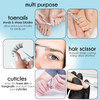 Tecto Professional Nail Scissors Stainless Steel Manicure ScissorsCuticle Scissors MultiPurpose Eyelashes Eyebrow Toenai