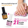 Mia Secret Luxury Base and Top Coat Clear Gel Polish 15ml High Gloss Gelux Compatible
