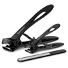 SZQHT Extra Wide Jaw Opening Nail Clippers for Thick Nails Cutter for Ingrown Toenail Clippers Fingernails Manicure SetP