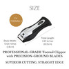 KAI Japanese Nail Clippers With Side Nail File Stainless Steel Large Made in Japan