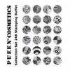 PUEEN Nail Art Stamp Collection Set 24B STAMPING BUFFET NEW INVENTION Set of 24 All You Can Stamp Full Size Stamping Ima