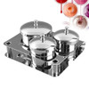 Nail Liquid Container Mini Stainless Steel Dish Pot Liquid Powder Cup Lid Bowl Nail Art Tools Acrylic Nail Art Equipment