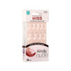 Kiss Salon Acrylic Nude French Nails 28 Count Breathtaking 3 Pack