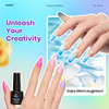 Beetles Spring Gel Nail Polish Set Vibrarnt Holiday 55 Colors Gel Polish Kit with 5 Pcs Base Glossy Matte Top Coat UV LE