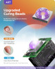 MelodySusie Handheld Cordless UV Nail Lamp with LCD Display EyeProtection Cover PArt01R Rechargeable Mini UV LED Light F