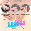 SUNFATT Toe Separators for WomenToe Spacers for WomenRepeatable Washable Toe SeparatorsToe Separators for Nail Polish Ap