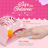 MelodySusie Portable Kids Nail Dryer Mini Nail Fan Quick Nail Dryer for Regular Polish Manicure Tool Safe for Hands Skin