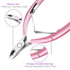 Cuticle Trimmer with Cuticle Pusher and Scissors Cuticle Remover Professional Durable Pedicure Manicure Tools Stainless