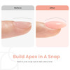 Beetles Builder Gel Set12 Colors 7 in 1 Nail Thickening Strengthening Building Apex for Beginner DIY Salon at HomePink N