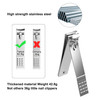 Tseoa Manicure Pedicure Kit Nail Clippers Professional Grooming Kit Nail Tools with Luxurious Travel Case Set of 12 nail