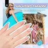 Beetles Gel Nail Polish Kit with U V Light 54 Pcs Gel Nail Kit Four Seasons Glow 32 Colors Set with Base Matte Glossy To