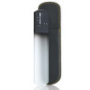 GERMANIKURE Pedicure Bar Foot File Callous Remover Black Glass with Leather Sleeve Ethically Made in Czech Republic