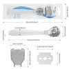 52 Pieces Callus Shaver Set 50 Replacement Slices Blades 1 Stainless Steel Callus Shaver and 1 Foot File Head Foot Care