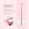 MelodySusie Cuticle Clean Nail Drill Bit 332 Professional Safety Carbide Under Nail Cleaner Nail Bit for Cuticle Dead Sk