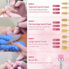 Honoson 10 Pcs Nail Drill Bits Set 332 Inch Cuticle Tungsten Carbide Bit for Nail Drill Nails File Remove Acrylic Gel Po