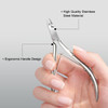 GAOY 3in1 Cuticle Remover Kit Professional Cuticle Trimmer Pusher and Sharp Nippers Stainless Steel Manicure Tools For N
