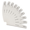 10 PCS Half Moon Nail Files240320 Professional Grit Nail File Reusable Double Sided Emery Boards Nail File Manicure Tool