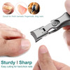 VOGARB Nail Clippers for Men Thick Nails Large Wide Jaw Opening Toenails Clippers for Seniors Long Handle Heavy Duty Por