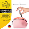 Camila Solingen CS16 Sapphire Metal Nail File for Natural Nails Fingernail and Toenail Care 35 Double Sided Coarse and F