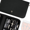 3 Swords Germany Manicure Pedicure kit Set with Genuine Leather case Made in SolingenGermany