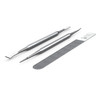 Fox Medical Equipment Ingrown Toenail Treatment Kit Diamond File Professional Toenail Lifter Tool Surgical Stainless Ste